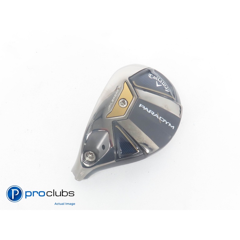 Nice Left Handed Callaway PARADYM 18* 3 Hybrid HEAD ONLY 380354