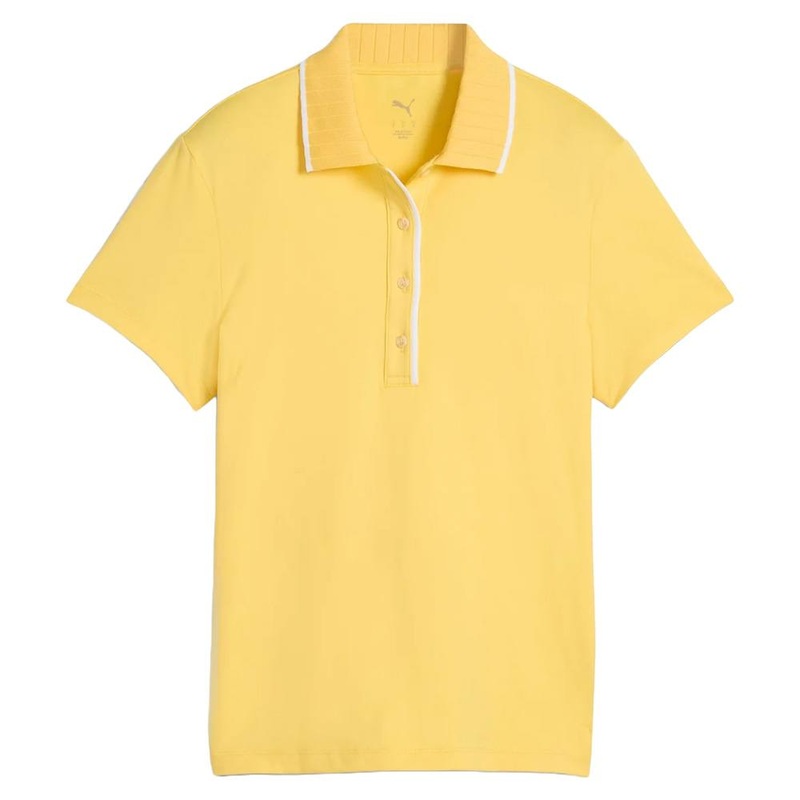 PUMA Cloudspun Bridges Golf Polo Sunny Yellow – SS25 Women