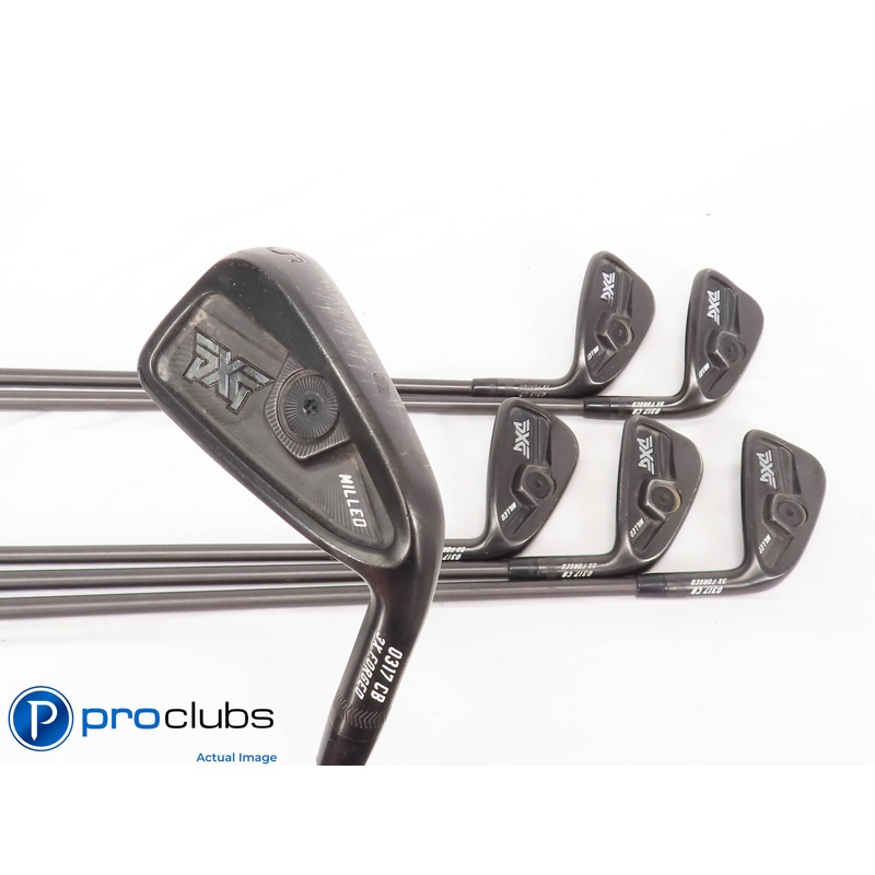 PXG 0317 CB Milled Black 5-PW IRON SET – Steelfiber Regular Flex Graphite 437058