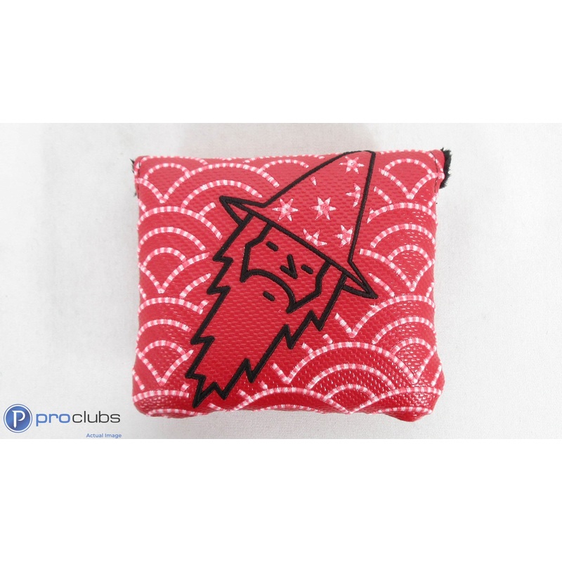 Rare! Bettinardi Red Carbon Fiber Wizard T-Hive Mallet Headcover – 400861