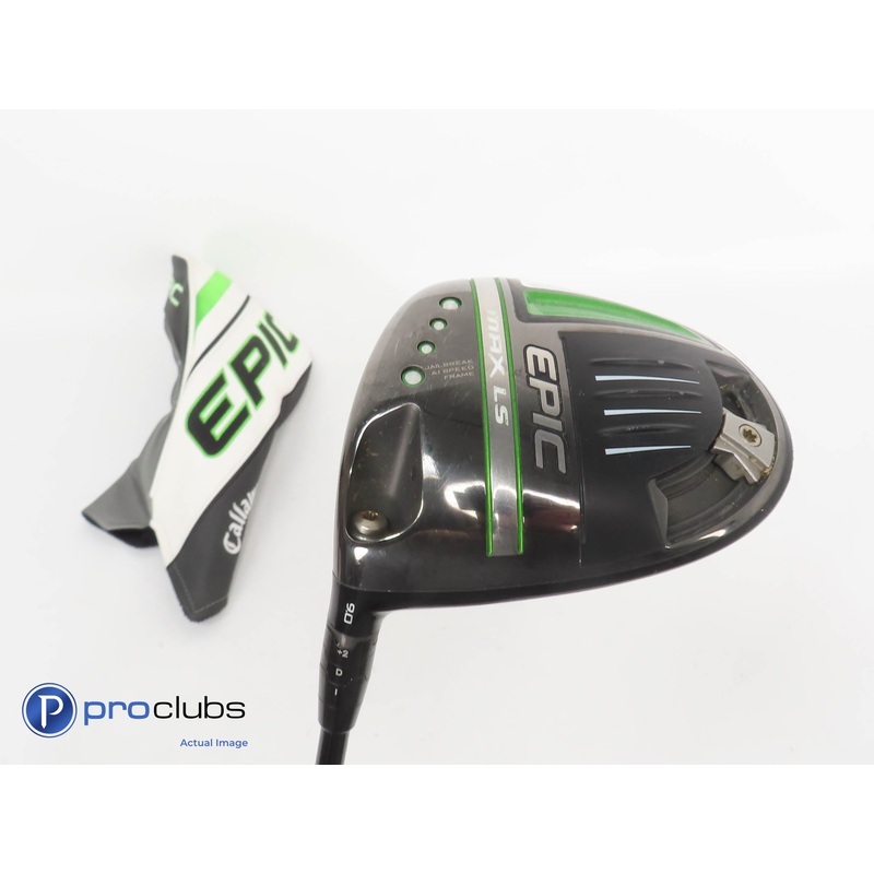 Tour Issue Left Handed Callaway 21′ Epic MAX LS 9* Driver w/ HC – Stiff – 337423
