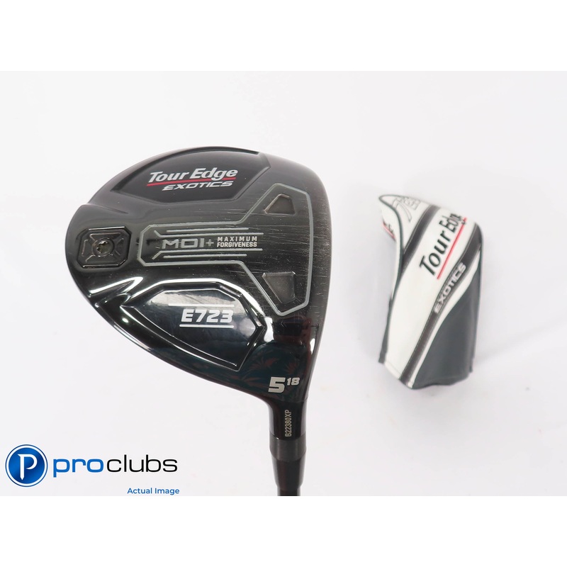 Nice! Tour Edge Exotics E723 18* 5 Wood w/ HC – Tensei AV Blue 65g Stiff 448451