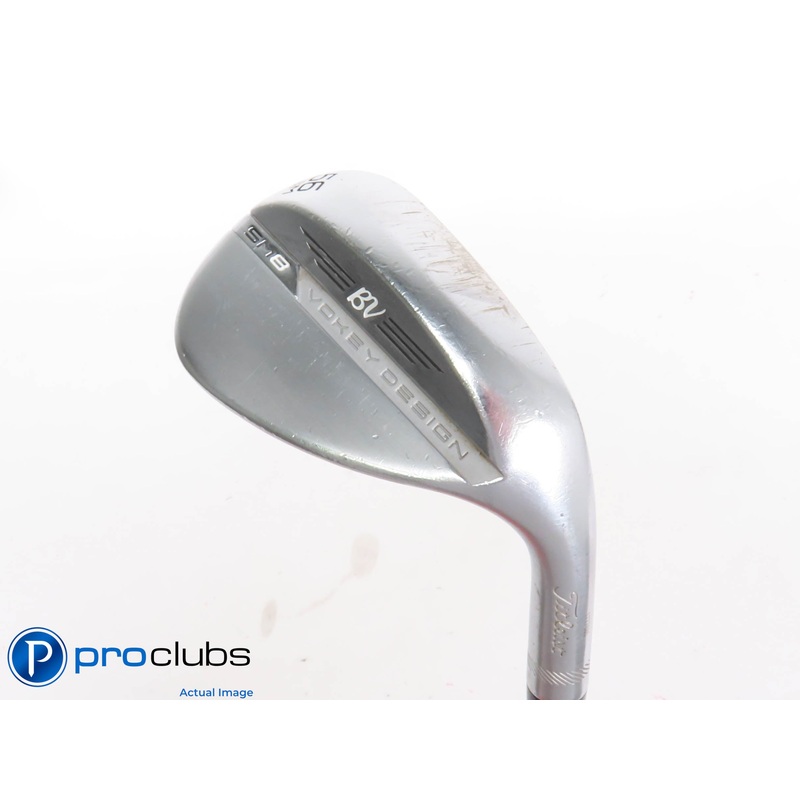 Titleist Vokey SM8 Chrome 56*(8*) Wedge M-Grind – KBS HI-REV 2.0 Stiff – 433855