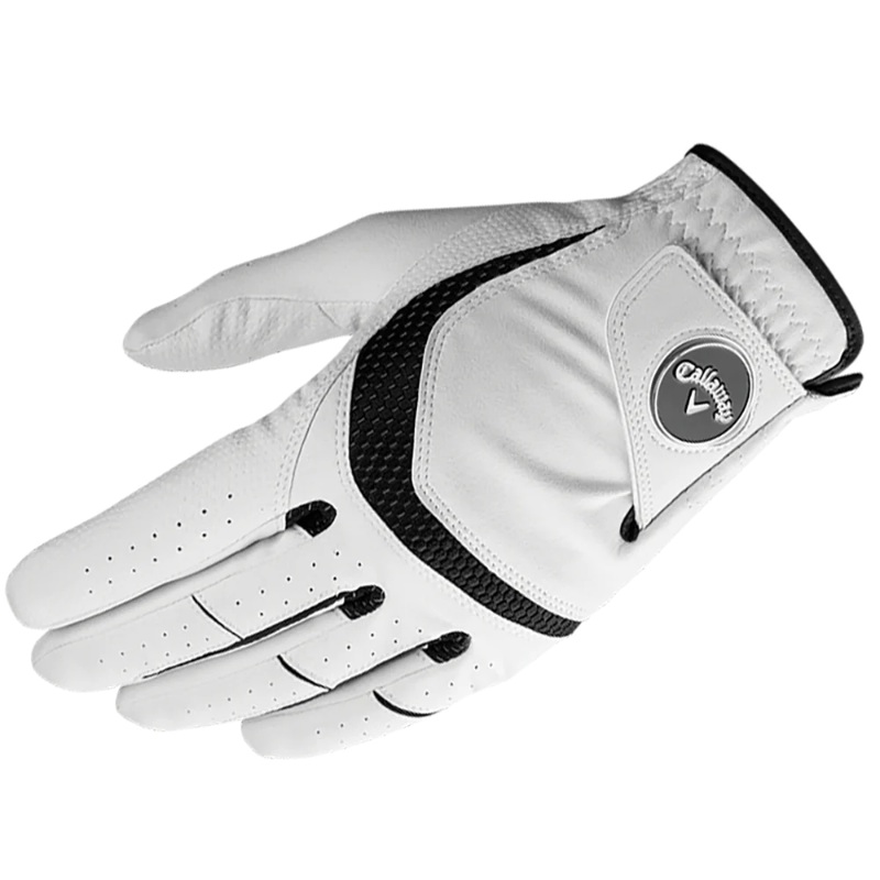 Callaway Syntech Golf Glove – White/Black