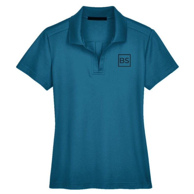 Black Square Golf Performance Ladies’ Plaited Signature Golf Polo
