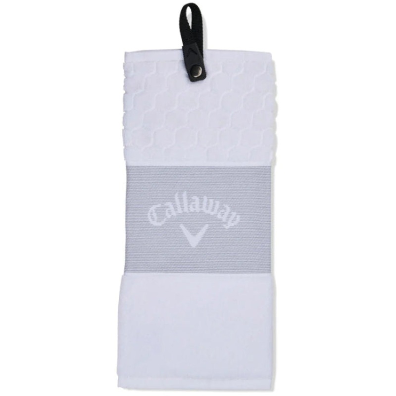Callaway Tri-Fold Golf Towel – White