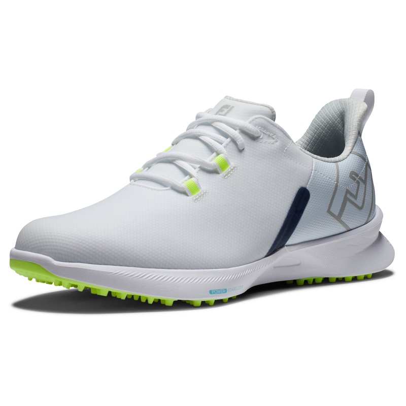 FootJoy Fuel Men’s Golf Shoes 55453 – White/Navy/Green (Previous Season Style)