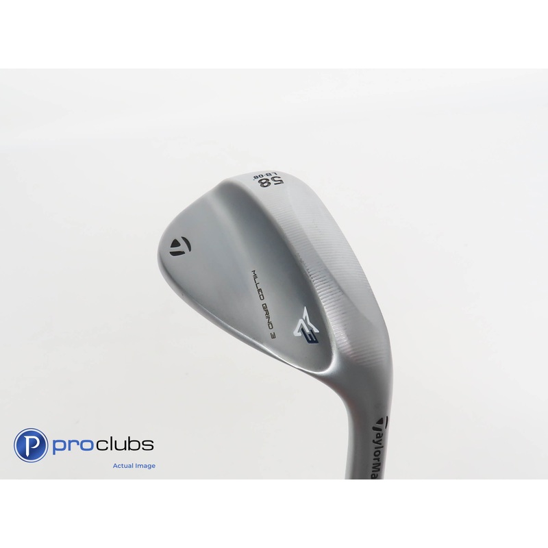 Nice TaylorMade Milled Grind 3 Chrome LB 58*(8*) Wedge – S200 Stiff Flex 366637