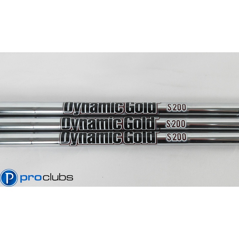 3pc NEW TRUE TEMPER DYNAMIC GOLD S200 STIFF FLEX STEEL WEDGE SHAFTS .355 #404577