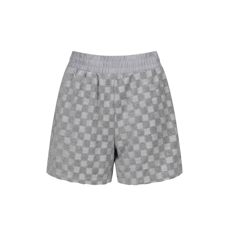 ANEW GOLF WOMEN TERRY CHECK BOARD HALF PANTS