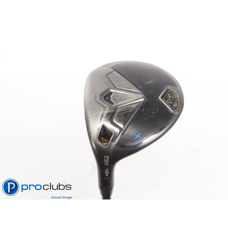 Left Handed Cobra DARKSPEED X 15* 3 WOOD – LINQ Blue 6F3 Regular Flex 428925