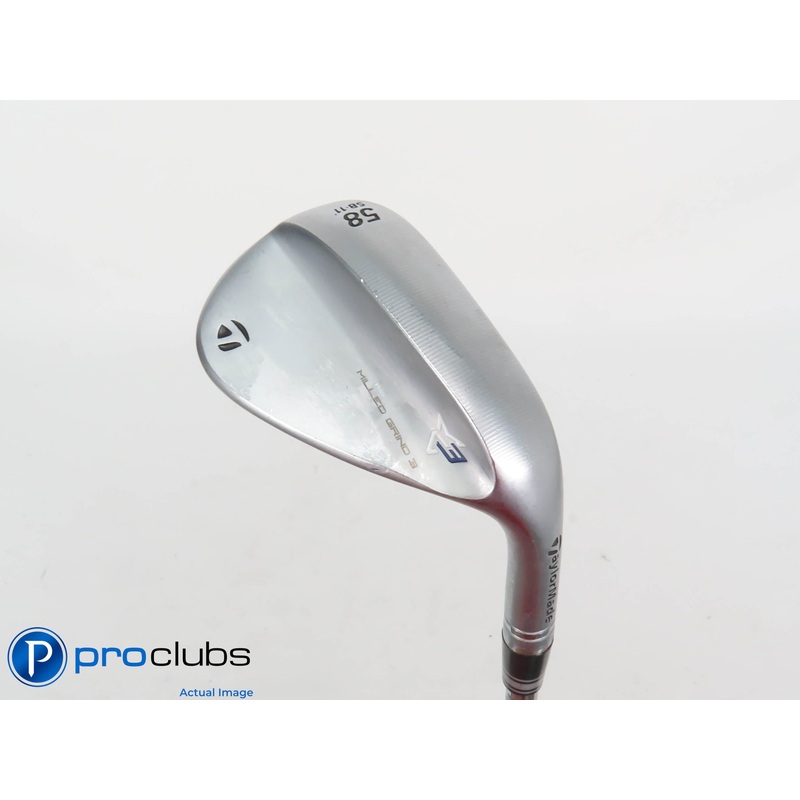 Nice TaylorMade Milled Grind 3 58*(11*) WEDGE SB-Grind -DGS400 Stiff Flex 408343