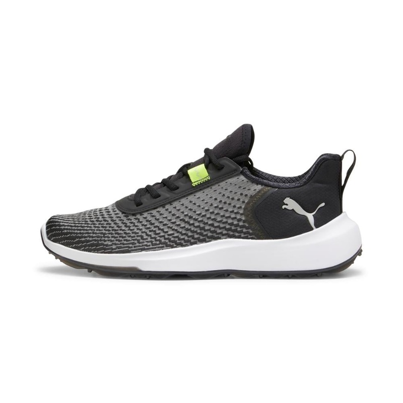 Puma Men’s Fusion Crush Sport Spikeless Golf Shoe 24 – Black/Electric Lime