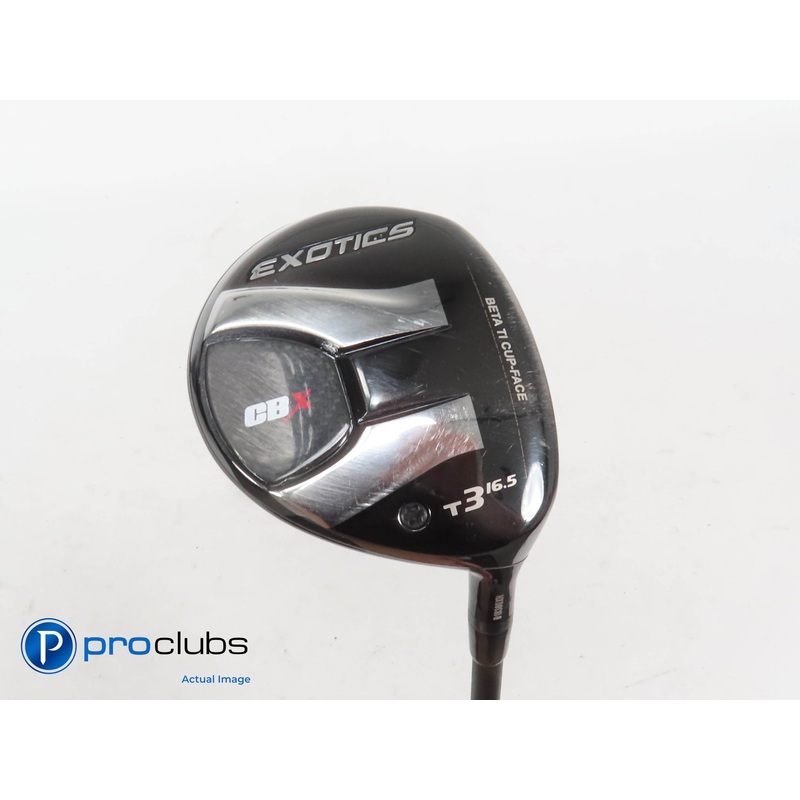 Tour Edge Exotics CBX 16.5* 3 Wood – Project X HZRDUS 62g 5.5 Regular – 402713