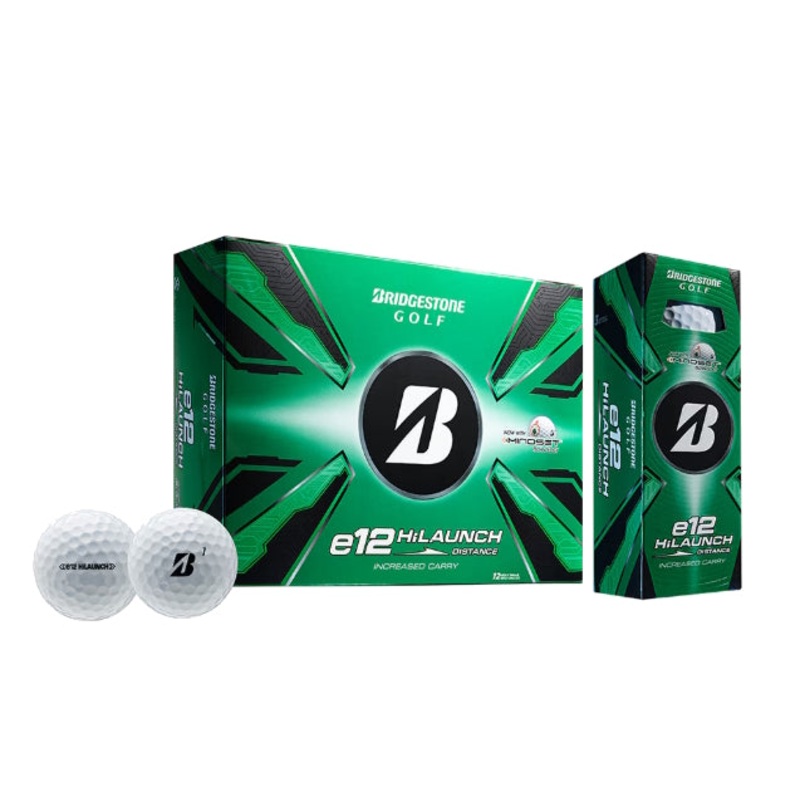 Bridgestone 2025 e12 HiLaunch Golf Balls White – 1 Dozen