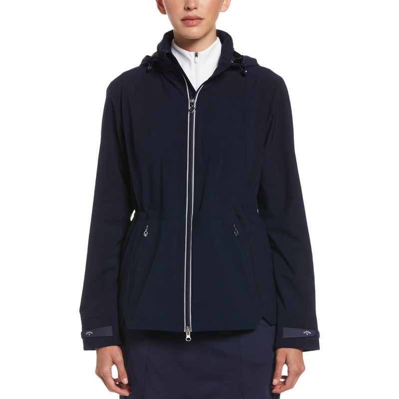 Callaway Wind and Water Resistant Golf Jacket (with Packable Hood) Peacoat – SP25 Women