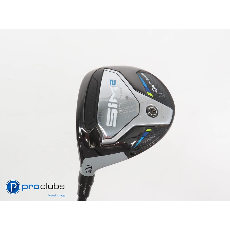 Left Handed TaylorMade SIM 2 Titanium 15* 3 Wood – Tensei Regular Flex – 378190