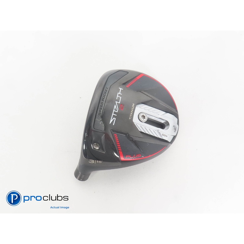 Left Handed TaylorMade Stealth 2 Plus 15* 3 Wood – Head Only – L/H – 380767
