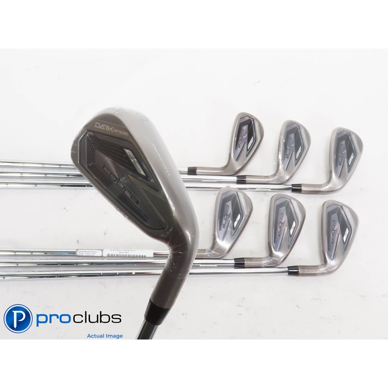 NEW Cobra DARKSPEED 5-PW,GW IRON SET – KBS Tour Lite Regular Flex -1/2″ 422726