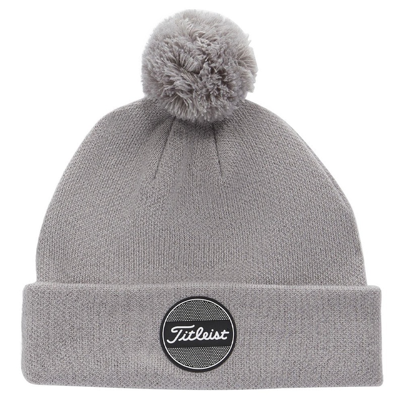 Titleist Boardwalk Pom Pom Golf Beanie Gray – 23 Men