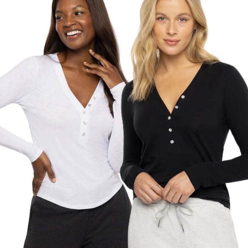 TravisMathew Women’s Cloud Longsleeve Henley Tee