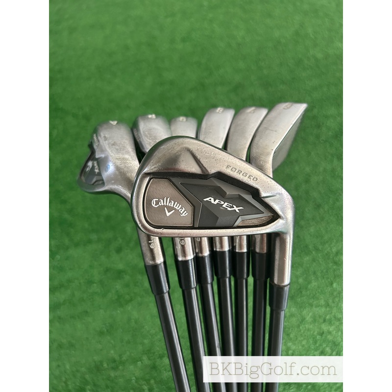 Callaway Apex 19 Black Smoke Iron Set 5-A / True Temper Elevate 95 Black Stiff