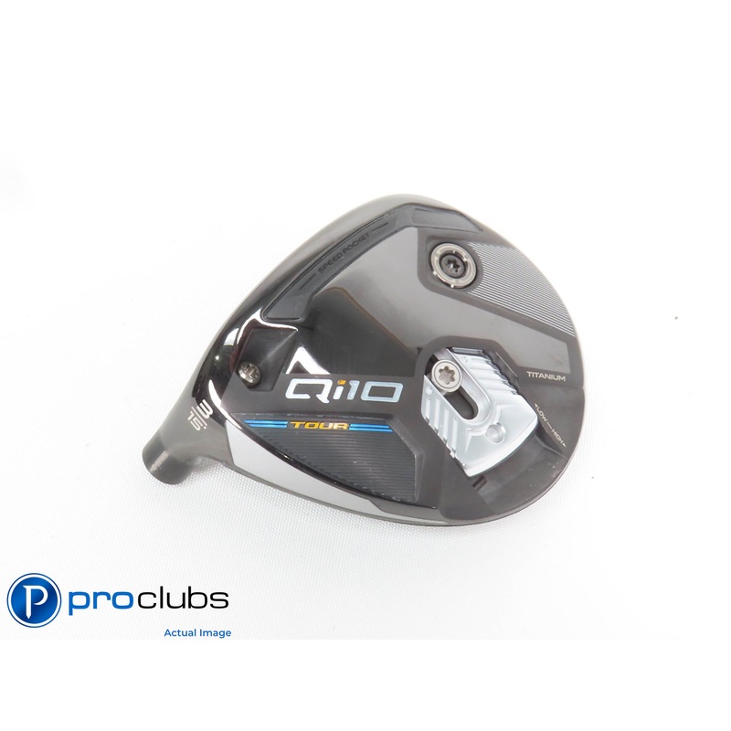 Excellent! Left Handed TaylorMade Qi10 Tour 15* 3 Wood – Head Only – 427490
