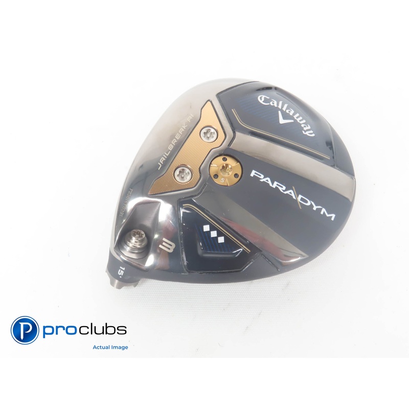 Left Handed Callaway Paradym Triple Diamond 15* 3 Wood – Head Only – L/H 382979