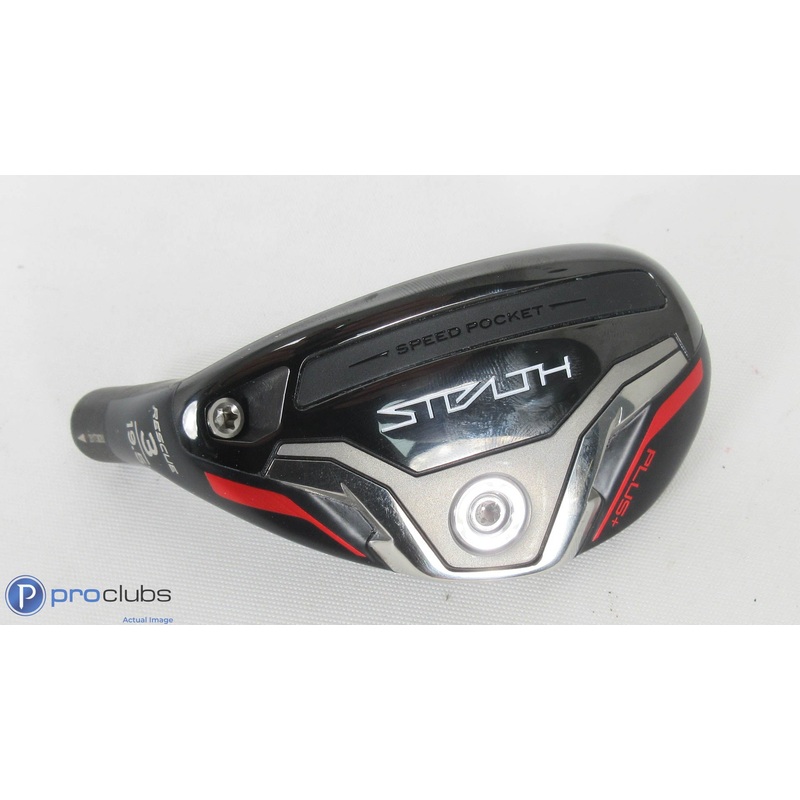 Nice! Left Hand TaylorMade Stealth Plus+ Rescue 19.5* 3 Hybrid Head Only 364613