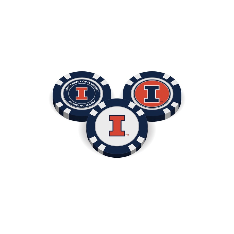 Team Golf Illinois Ball Markers