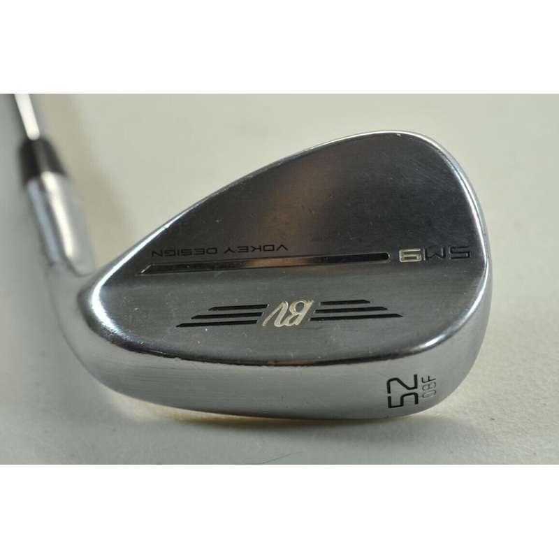 Titleist Vokey SM9 Tour Chrome 52*-08F Wedge RH Project X Rifle 6.5 Steel 186065