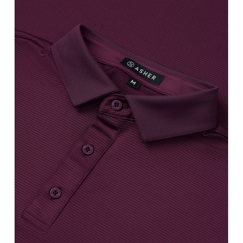 ASHER Jib Stripe Polo