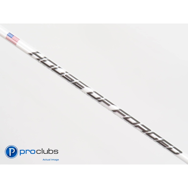 HOUSE OF FORGED White 245-CPM Stiff Flex DRIVER SHAFT .335″ Tip 45.5″ 402353