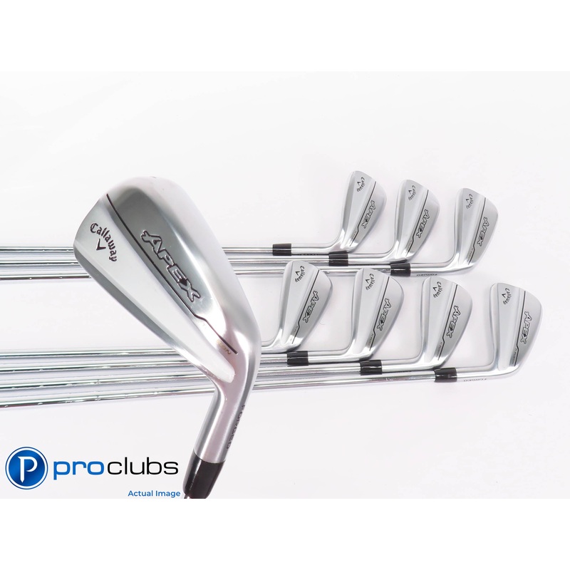 Nice Tour Issue Callaway ’25 APEX TI FUSION 4-PW,AW IRON SET Regular Flex Steel