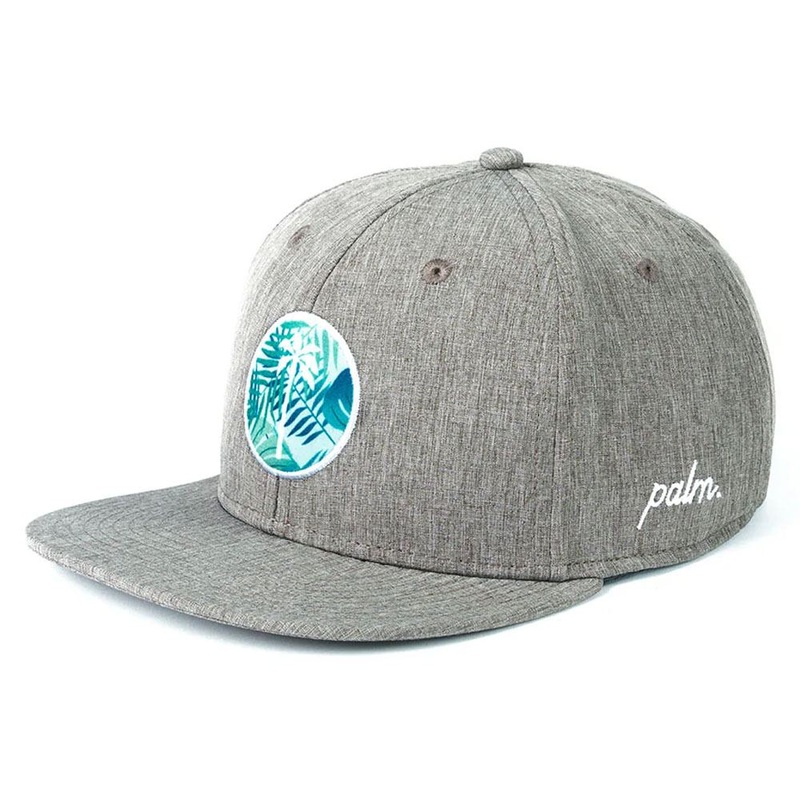 Palm Golf Youth Local Performance Snapback Golf Cap Gray/Malibu – SS24 Boys