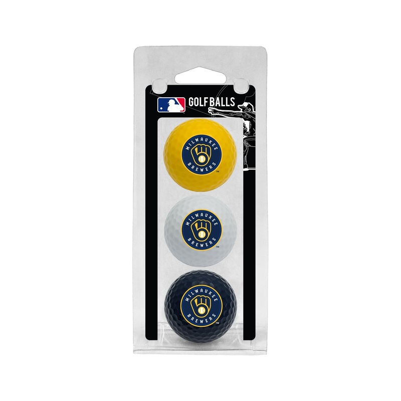 Team Golf Milwaukee Brewers Golf Balls