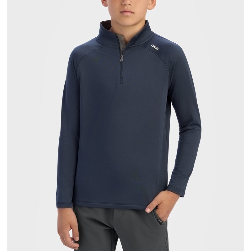UNRL Youth Interlock Quarter Zip