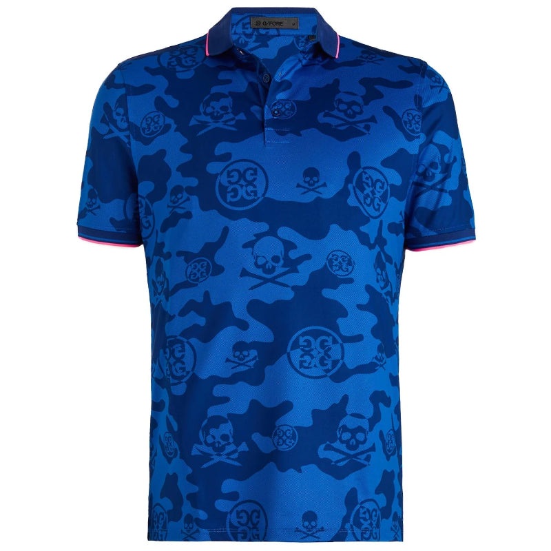 G/FORE Exploded Camo Tech Jersey Polo