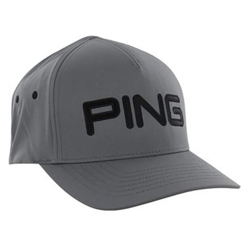 PING Structured 201 Golf Cap Dark Gray/Black – 22 Men