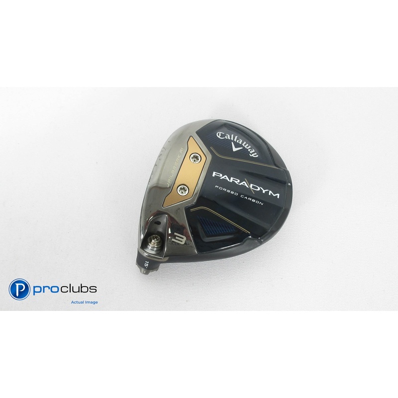 Left Handed Callaway Paradym 15* – 3 Wood – Head Only – L/H – 380343
