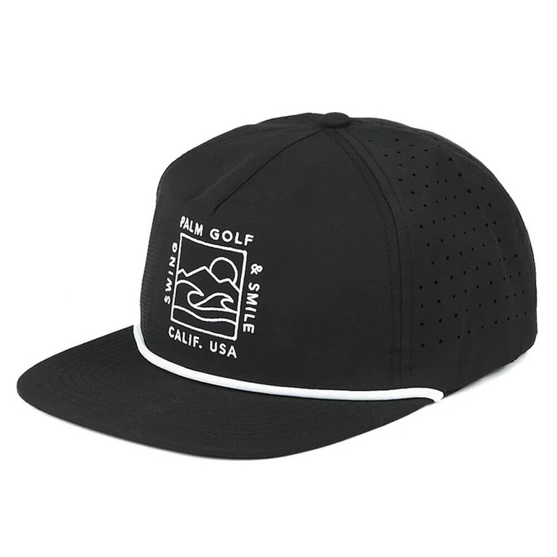 Palm Golf Swell Snapback Golf Cap Black – FW24 Men