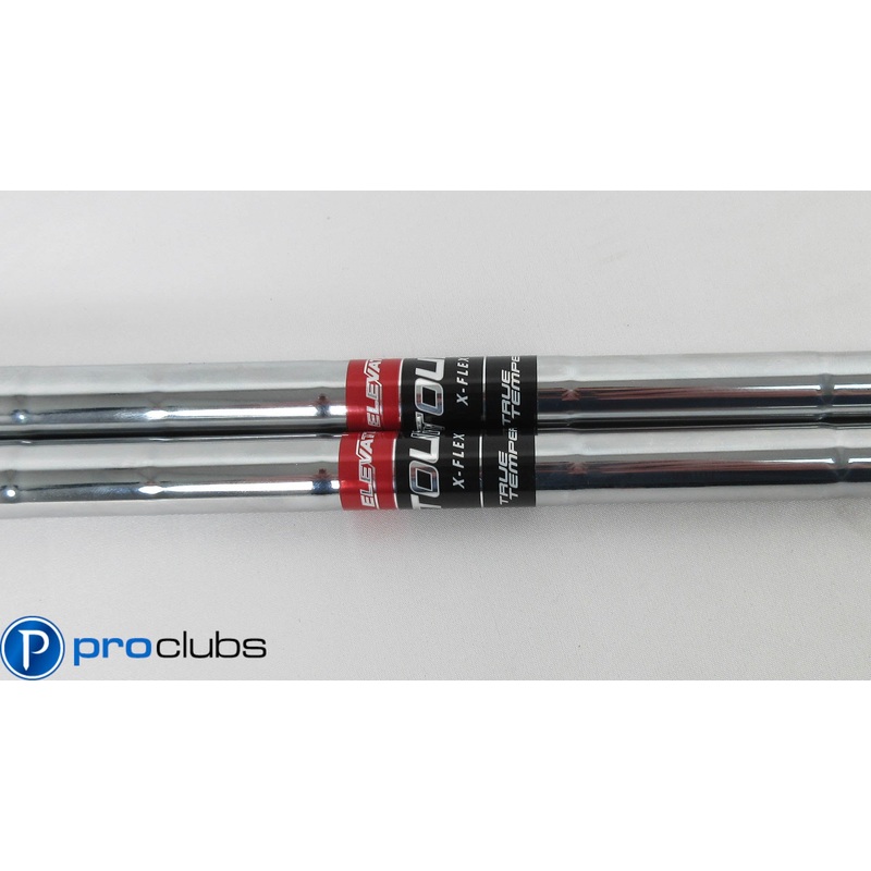 2pc NEW TRUE TEMPER ELEVATE TOUR X-FLEX (X-STIFF) WEDGE SHAFTS 37″ .355 #411391