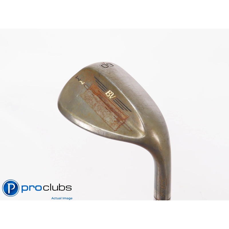 Titleist Vokey SM9 Wedge Works Raw A-Grind 60* Wedge – Vokey Wedge Flex – 448476