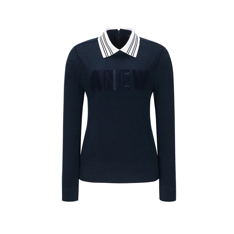 Anew Golf 2024FW Women’s Boucle Embo Logo Long T-Shirt