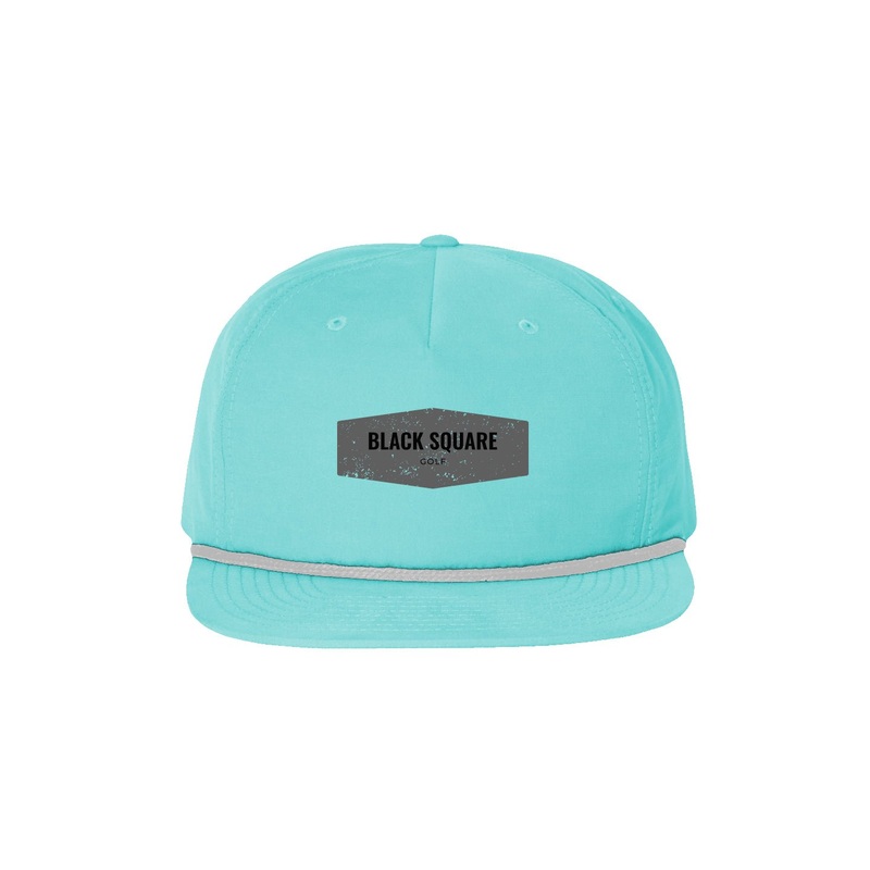 Black Square The Rope Golf Hat