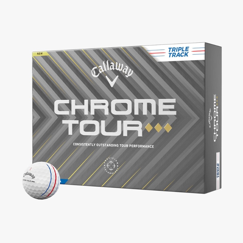 Callaway 2025 Chrome Tour Triple Diamond Triple Track Golf Balls – 1 Dozen