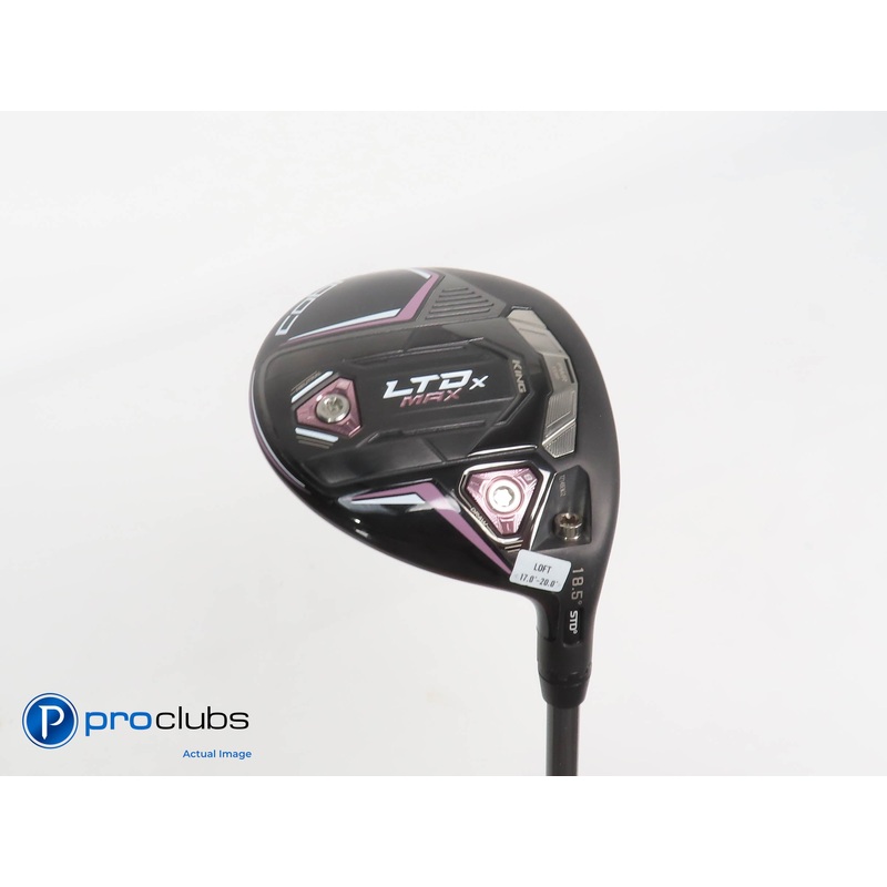Ladies Cobra KING LTDx MAX 18.5* 3 WOOD Blk/Pink- Riptide 40g Ladies Flex 379210