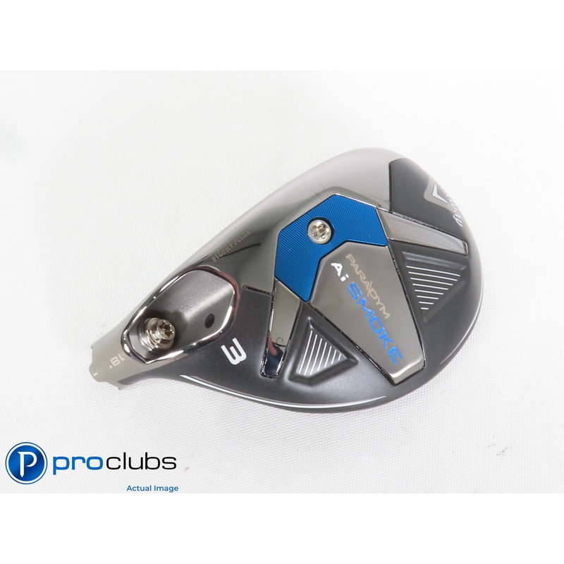 Left Handed Callaway PARADYM Ai Smoke 18* 3 Hybrid – Head Only – L/H – 434668