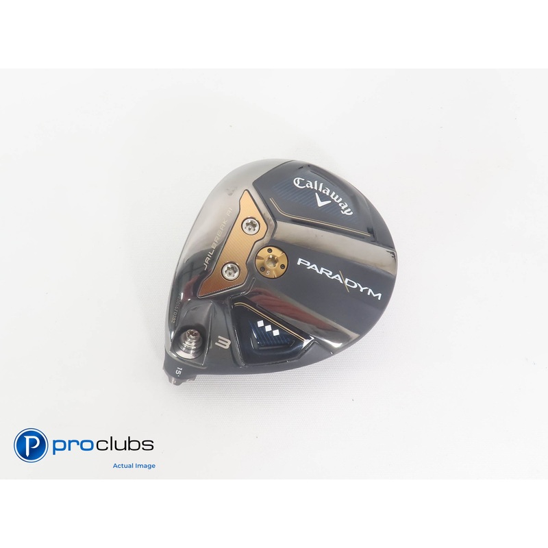 Left Handed Callaway Paradym Triple Diamond 15* 3 Wood – Head Only – L/H 380787