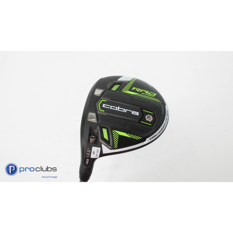 Left Handed Cobra Radspeed 14.5* 3 Wood – Riptide CB Regular Flex 357255